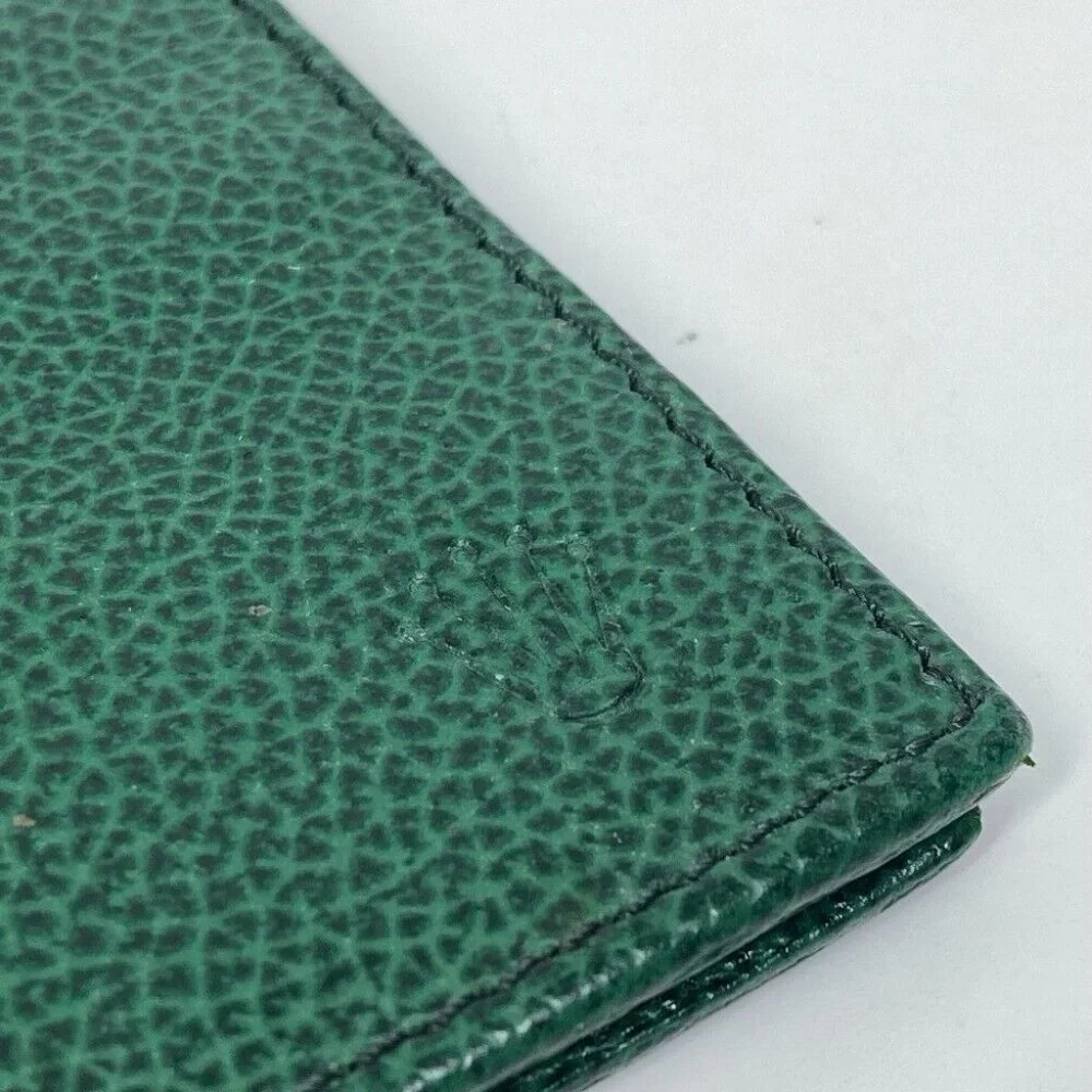 ROLEX logo Notebook notebook stationery Notebook Leather Green